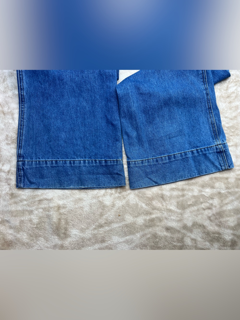 DISSH 100% Cotton Wide-Leg Denim Pants – Size 6 - Picture 10 of 10